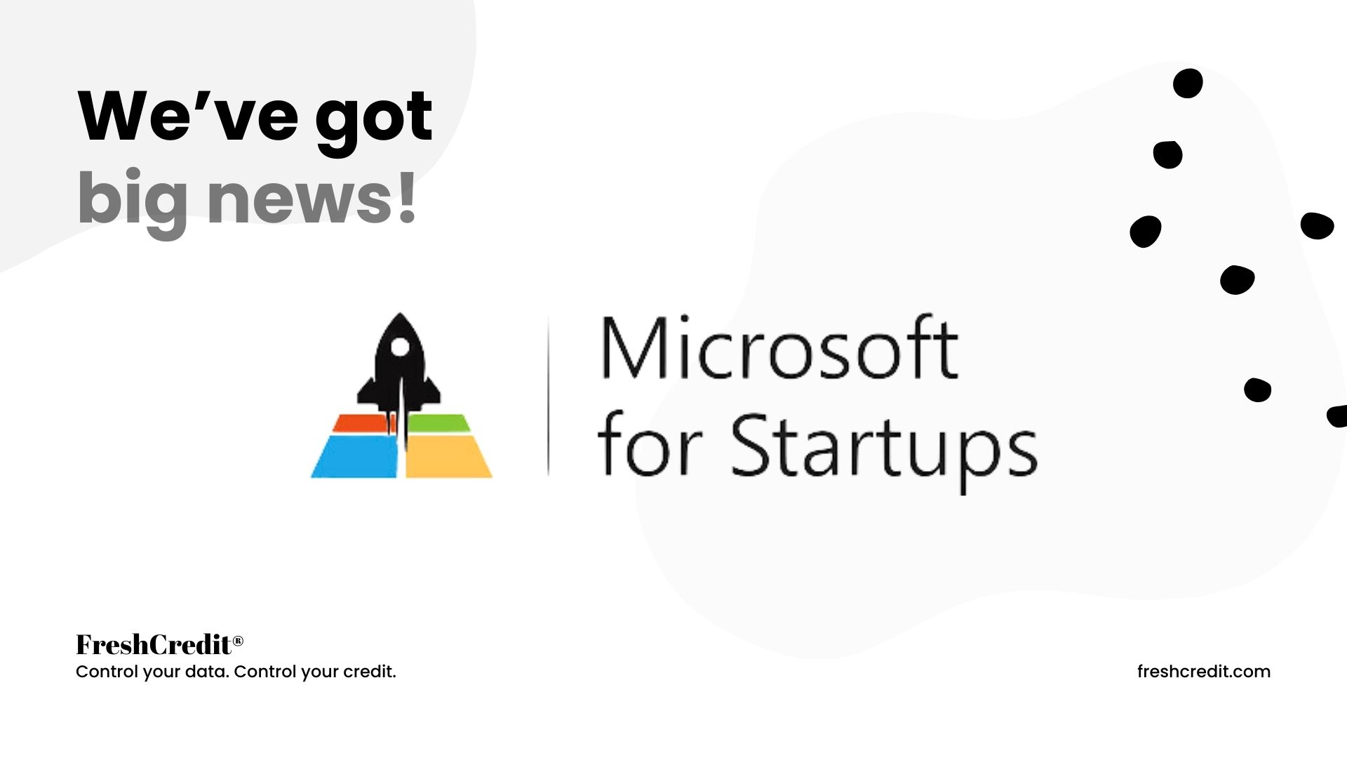 Featured image for “FreshCredit Joins Microsoft for Startups: Pioneering the Future of Credit Access with Blockchain and AI”