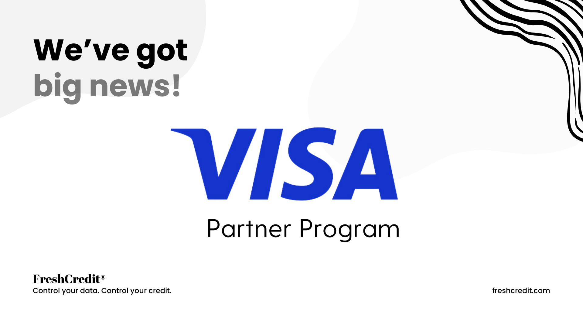 Featured image for “Exciting News: FreshCredit Joins the Visa Partner Program!”